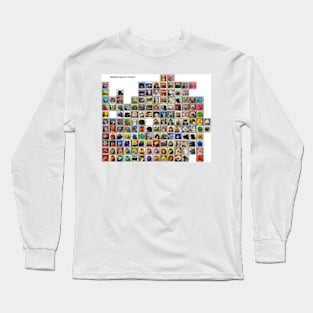 Periodic Table of The QPT Long Sleeve T-Shirt